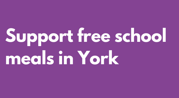 Support free school meals in York